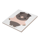 かわいい強いマンガ豚タイル タイル (側面)