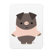 かわいい強い漫画ピグフレキシブルマグネット マグネット (縦)