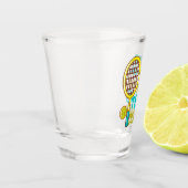 かわいい強迫テニス障害 ショットグラス (左)