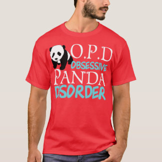 かわいい強迫性パンダ障害 Tシャツ