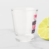 かわいい強迫性フラミンゴ病 ショットグラス (左)