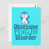 かわいい強迫性ペンギン病 ポストカード (正面/裏面)