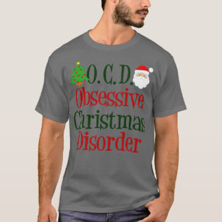 かわいい強迫観念のクリスマス障害 Tシャツ
