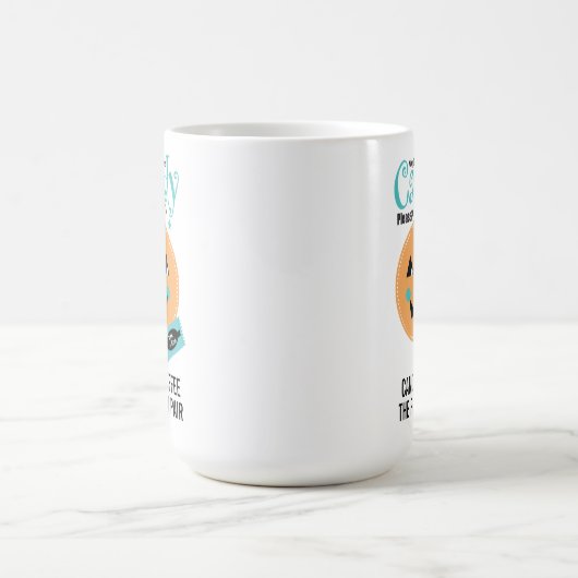 かわいい彫りカボチャのハロウィン コーヒーマグカップ (中央)