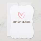 かわいい彼または彼女の赤ちゃんシャワー招待状カード 招待状 (裏面)