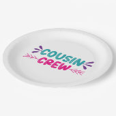 かわいい従兄弟クルー ペーパープレート (アングル)