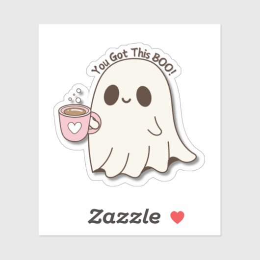 かわいい得このブー!ハロウィーン幽霊カップ シール (シート)