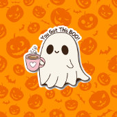 かわいい得このブー!ハロウィーン幽霊カップ シール