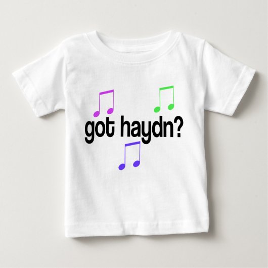 かわいい得られたHaydnのベビーのTシャツ ベビーTシャツ (正面)