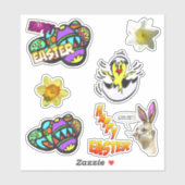 かわいい復活祭のステッカーセット シール (シート)