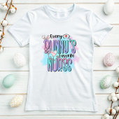 かわいい復活祭のナース感謝 Tシャツ