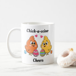 かわいい復活祭のニワトリ コーヒーマグカップ