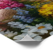 かわいい復活祭のバニーのポスター ポスター (角)