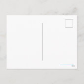 かわいい復活祭のバニー列車 シーズンポストカード (裏面)