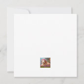 かわいい復活祭の子羊と花 – 復活祭 カード (裏面)