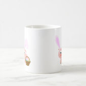 かわいい復活祭の豚 コーヒーマグカップ (中央)