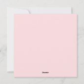 かわいい復活祭 シーズンカード (裏面)