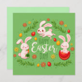 かわいい復活祭 シーズンカード (正面/裏面)