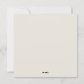 かわいい復活祭 シーズンカード (裏面)