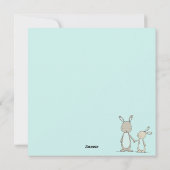 かわいい復活祭 シーズンカード (裏面)