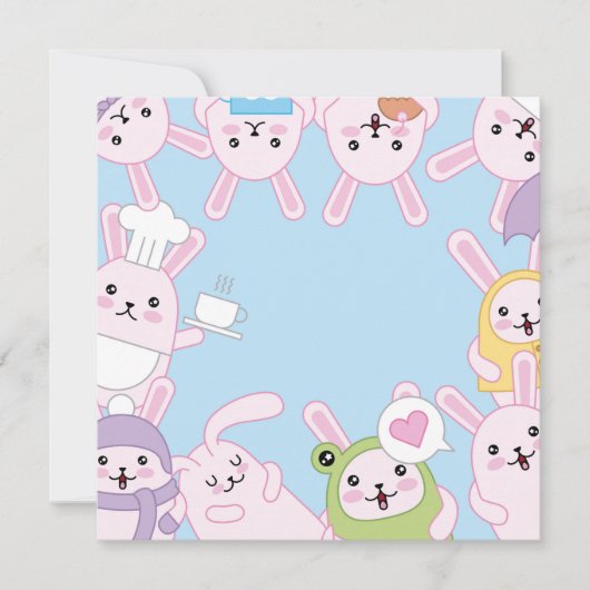 かわいい復活祭 シーズンカード (正面)