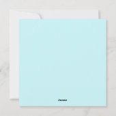 かわいい復活祭 シーズンカード (裏面)