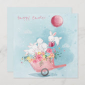 かわいい復活祭 シーズンカード (正面/裏面)