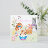 かわいい復活祭 シーズンカード (スタンド正面)