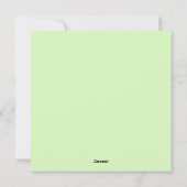 かわいい復活祭 シーズンカード (裏面)