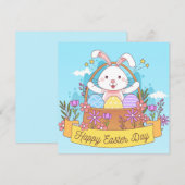 かわいい復活祭 シーズンカード (正面/裏面)