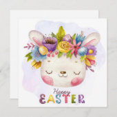 かわいい復活祭 シーズンカード (正面/裏面)