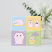 かわいい復活祭 シーズンカード (スタンド正面)