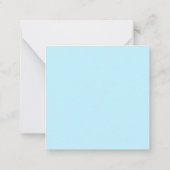 かわいい復活祭 ノートカード (裏面)