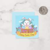 かわいい復活祭 ノートカード (正面/裏面インサイチュ)