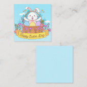 かわいい復活祭 ノートカード (正面/裏面)