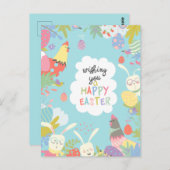 かわいい復活祭 ポストカード (正面/裏面)