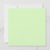 かわいい復活祭 招待状 (裏面)