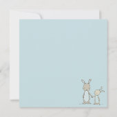 かわいい復活祭 招待状 (裏面)