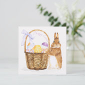 かわいい復活祭 招待状 (スタンド正面)