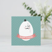 かわいい復活祭 招待状 (スタンド正面)