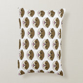 かわいい微笑みオッター アクセントクッション (裏面(縦))