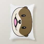 かわいい微笑みオッター アクセントクッション (正面(垂直))