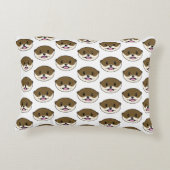 かわいい微笑みオッター アクセントクッション (裏面)