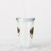 かわいい微笑みオッター アクリルタンブラー (左)