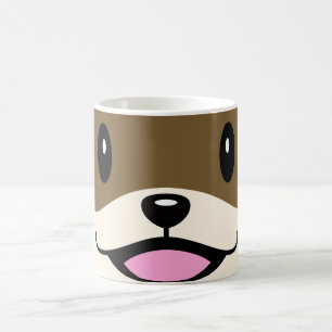 かわいい微笑みオッター コーヒーマグカップ