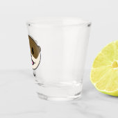 かわいい微笑みオッター ショットグラス (右)