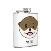 かわいい微笑みオッター フラスク (右)