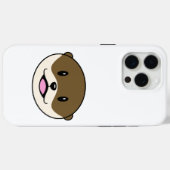 かわいい微笑みオッター Case-Mate iPhoneケース (裏面 (横))