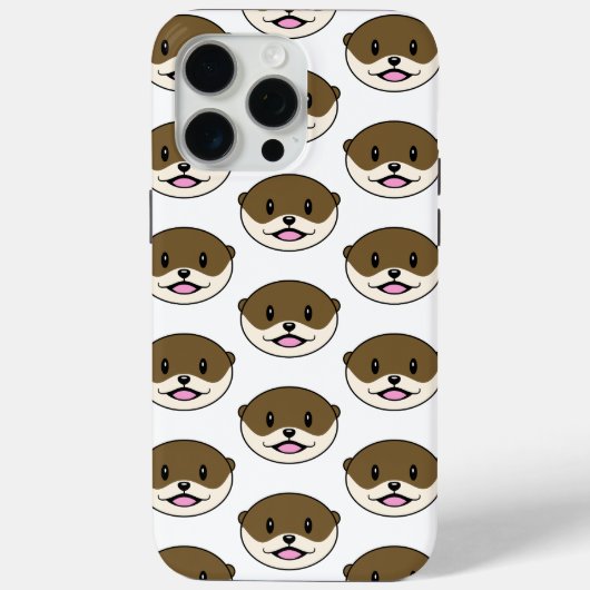 かわいい微笑みオッター Case-Mate iPhoneケース (裏面)