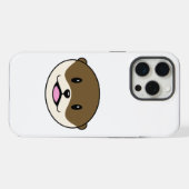 かわいい微笑みオッター iPhoneケース (裏面横)
